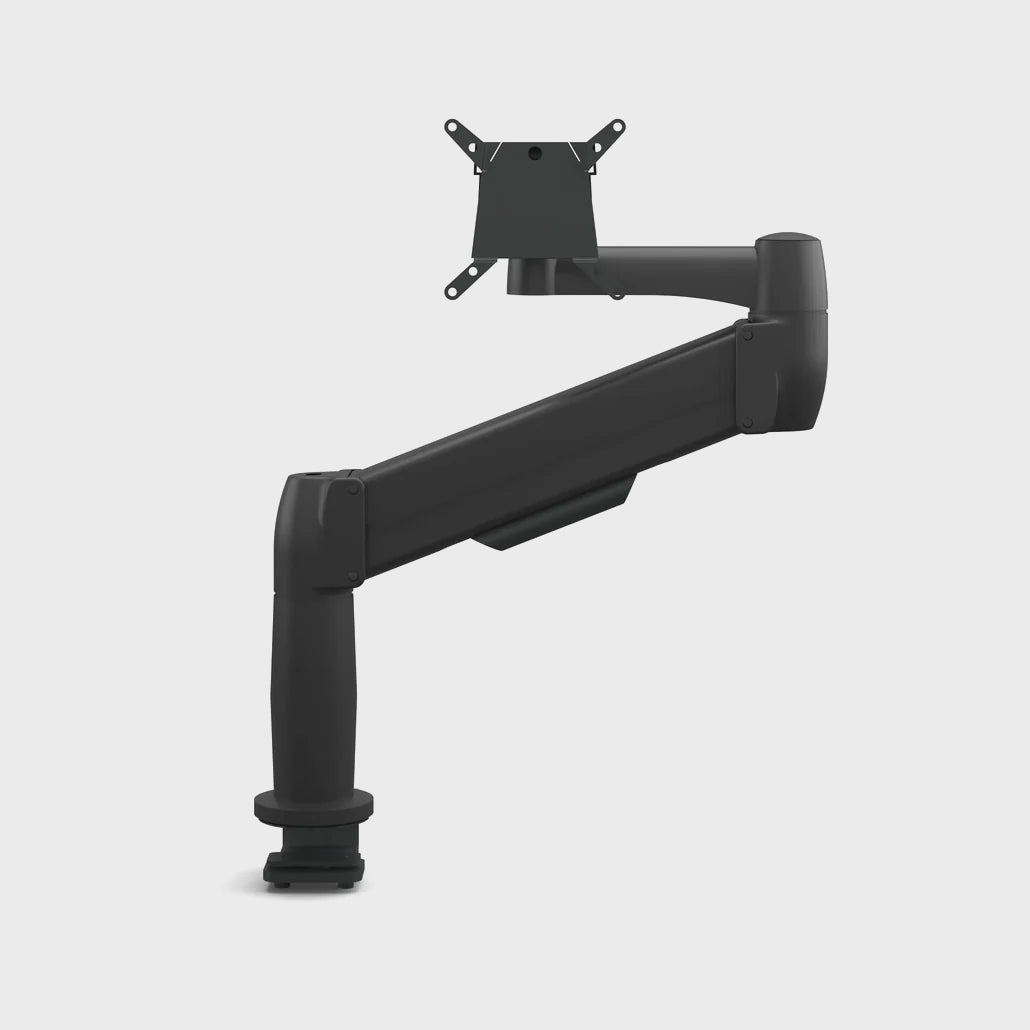 Side view of Monitor Arms Single in Black colour