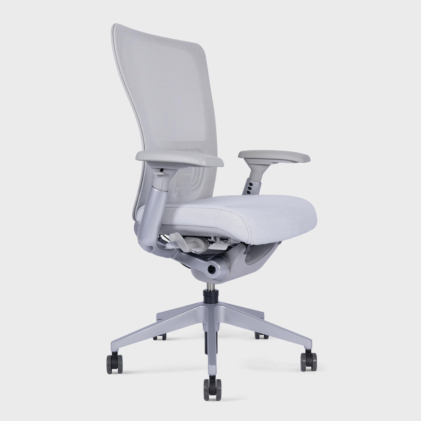 Side view of Zody Office chair in colour Paddle