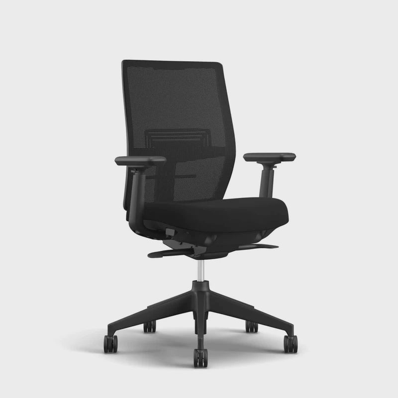 Side view of Aloha chair Black