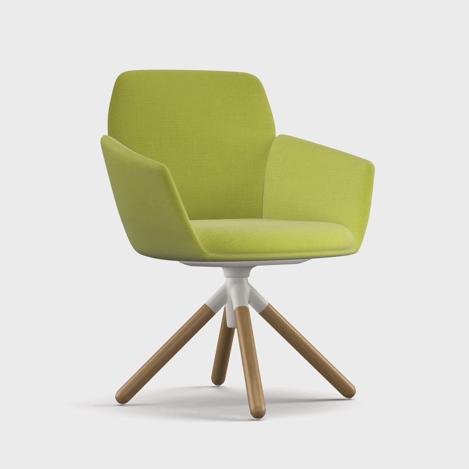 Side view of Poppy Lounge Chair in Green Colour