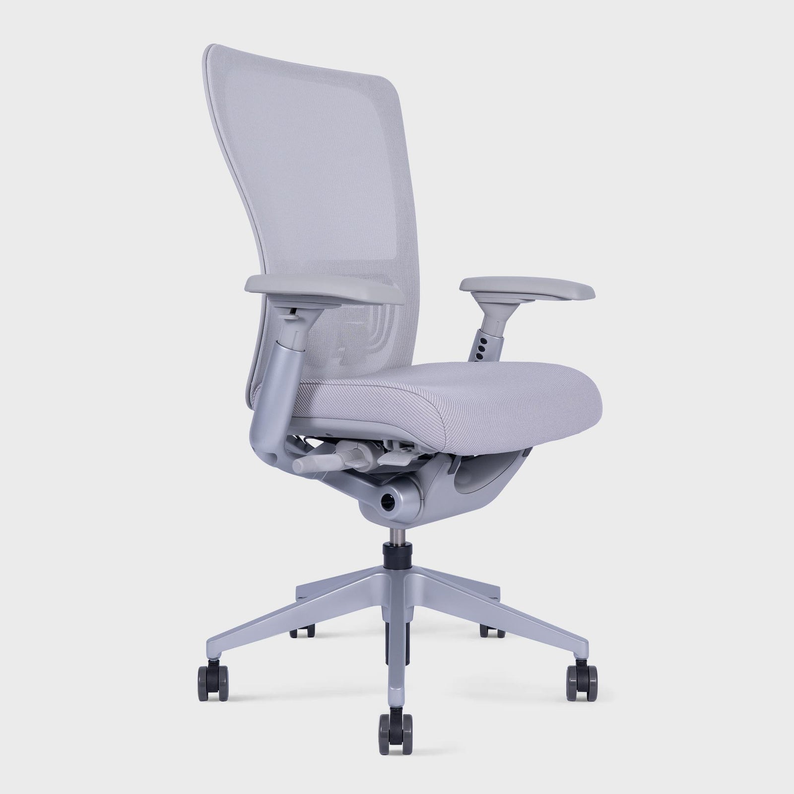 Side view of Zody Office chair in colour Riptide