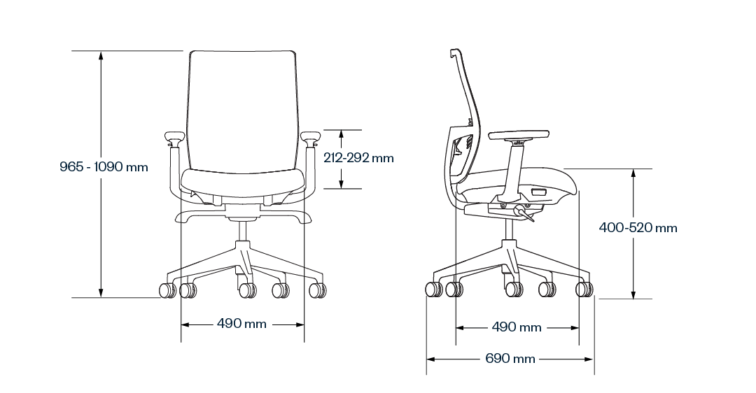 Aloha Ergonomic Office Chair – Haworth Store - International